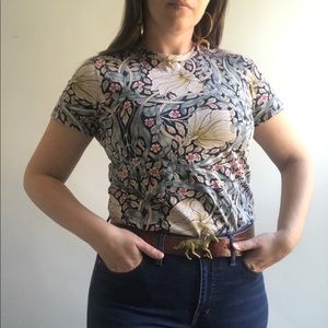 MORRIS & CO X H&M FLORAL TEE